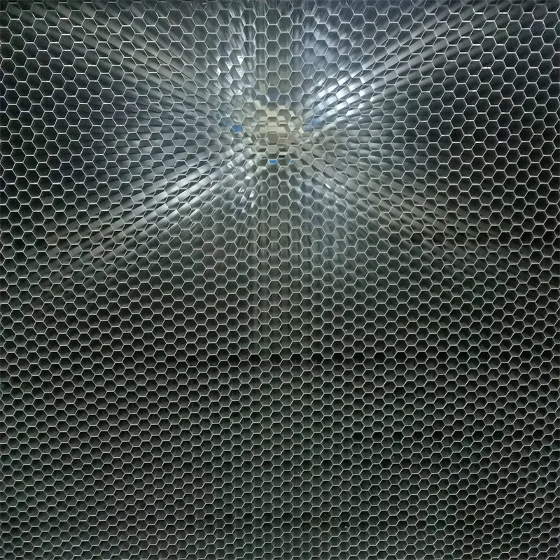 panneau en nid d'abeille en acier inoxydable