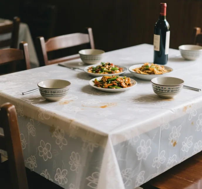 Durable Plastic Table Covers Withstand Outdoor Use