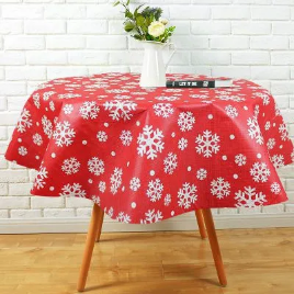 Setting a Formal Table with a PEVA Tablecloth
