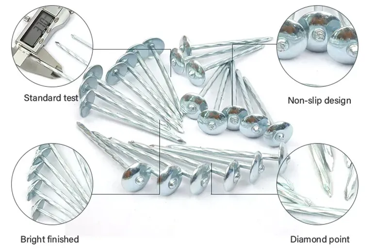 umbrella head roofing nails