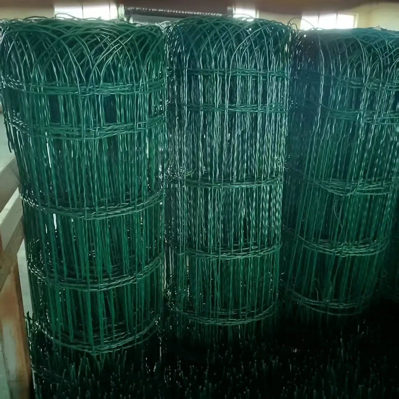 Durable Green PVC Coated Garden Border Fence | Edge Your Garden