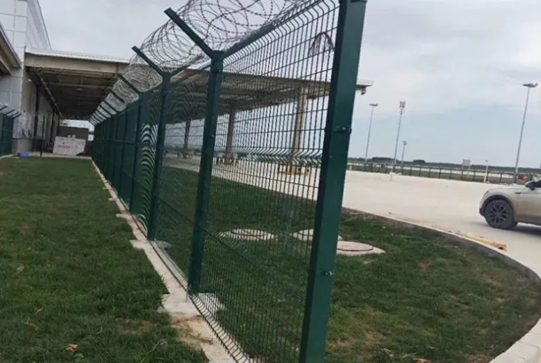 fence with razor wire