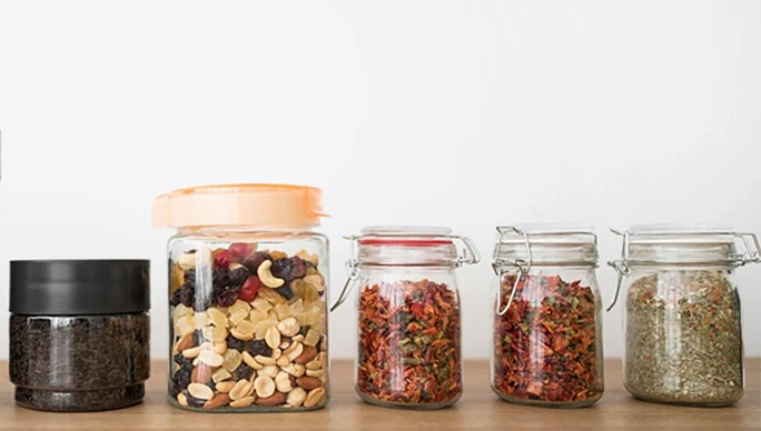 heat resistant glass container