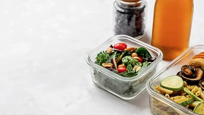 ขวดเก็บอาหารแก้วพร้อมฝาปิด - เก็บอาหารสดใหม่และปลอดภัย