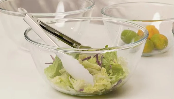 1 litre glass container with lid