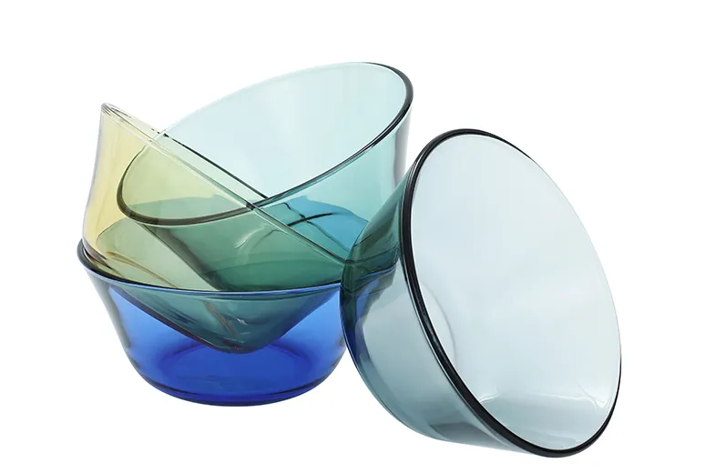 High Borosilicate Colored Glass Bowl VS Soda-Lime Glass and Tempered Glass