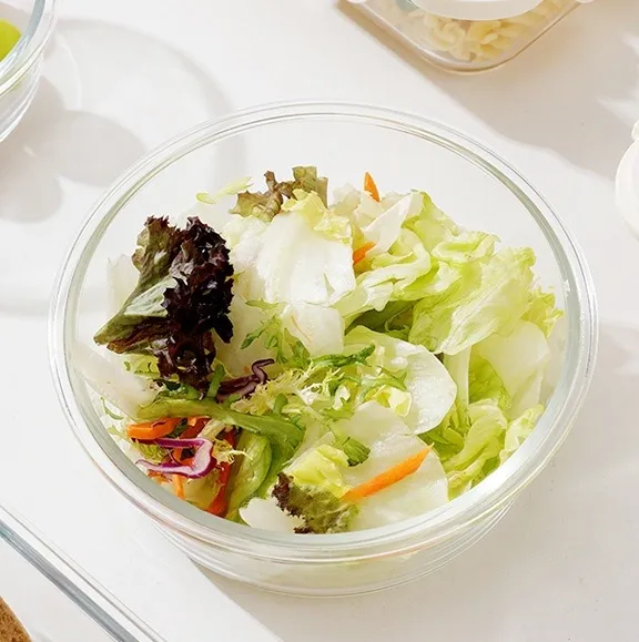 large rectangular glass food storage containers