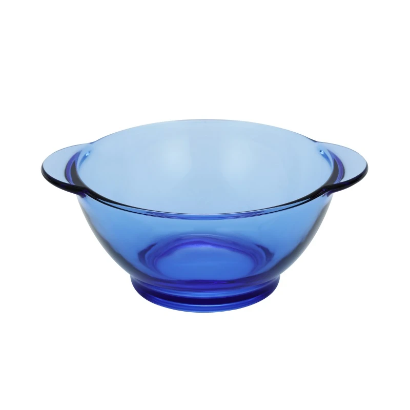 2CUP,17OZ, 480ML Stained High Borosilicate Glass Bowl with Handle