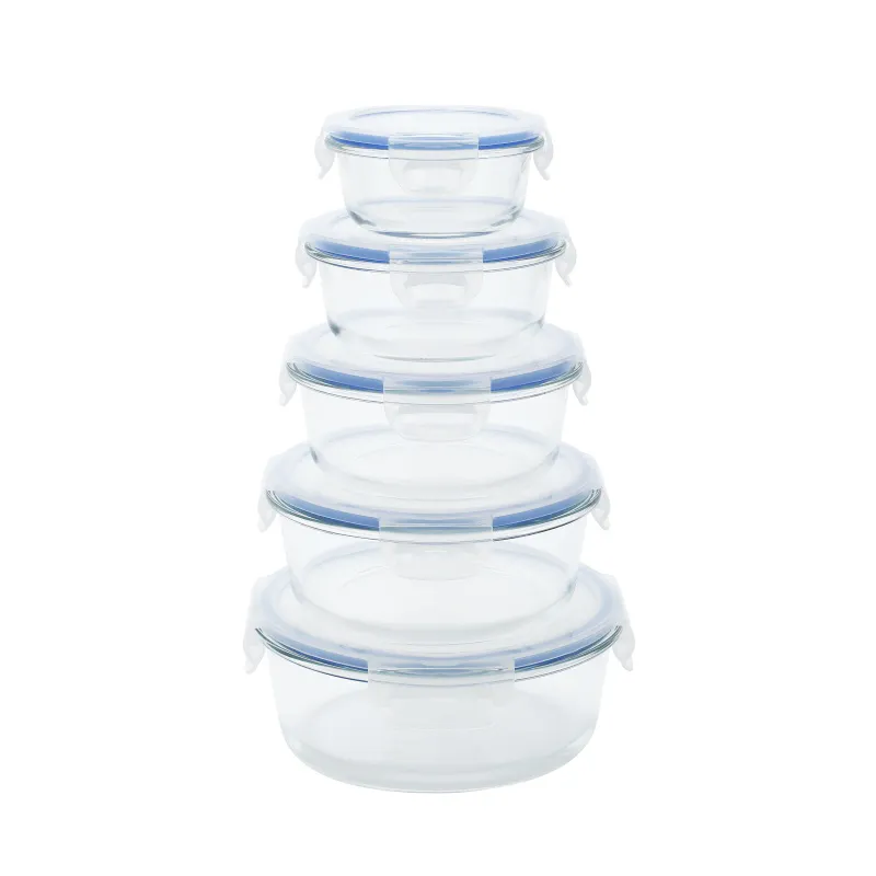 High Borosilicate Glass Bottle with Bamboo Lid