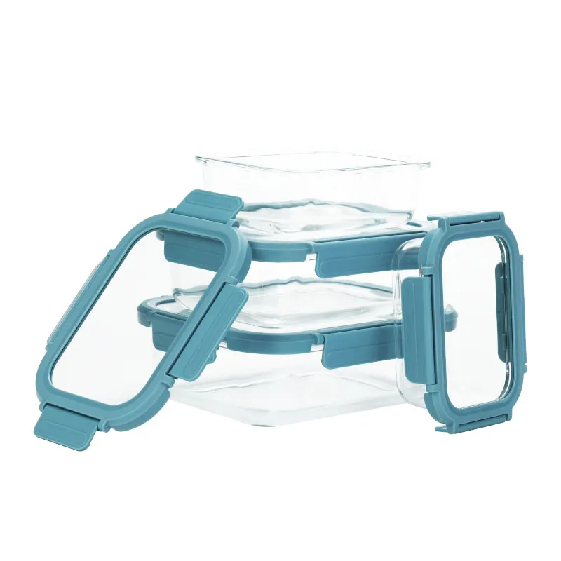 Glass Food Storage Container with Glass Lid | Airtight Seal