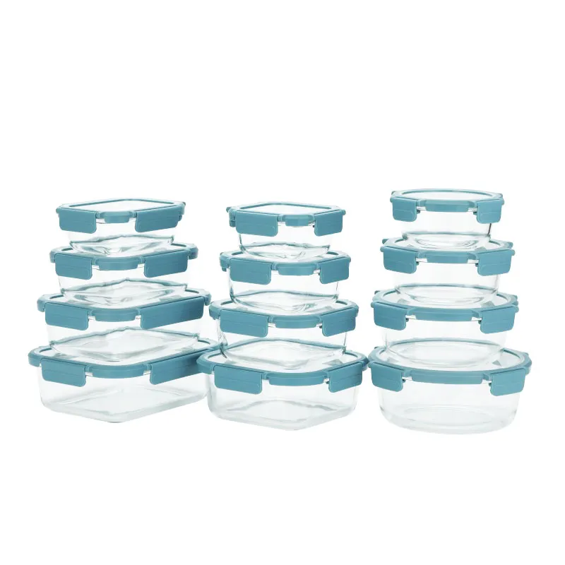 Glass Food Storage Container with Glass Lid | Airtight Seal