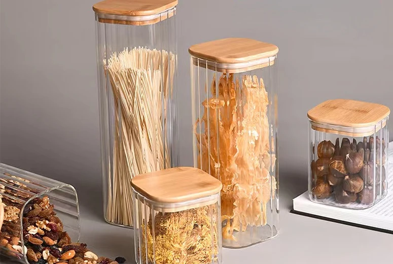 glass food containers with glass lids