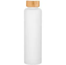 plastic free glass water bottle