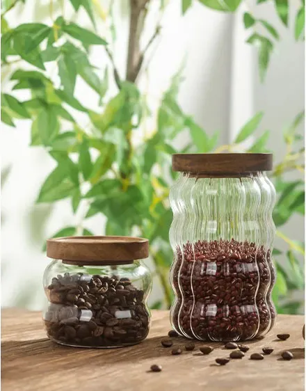 Ensemble de stockage alimentaire en verre de 20 comprimés