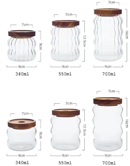 glass jar with air tight lid