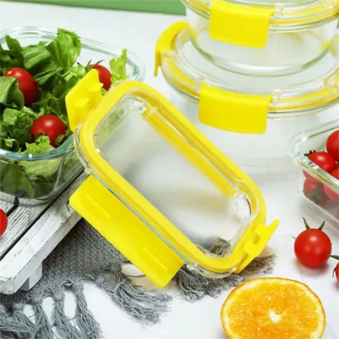 Vented Glass Container with Glass Lid