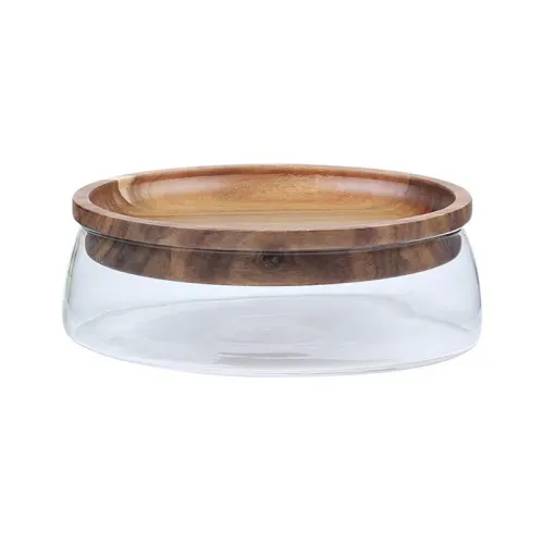 Vented Glass Container with Glass Lid