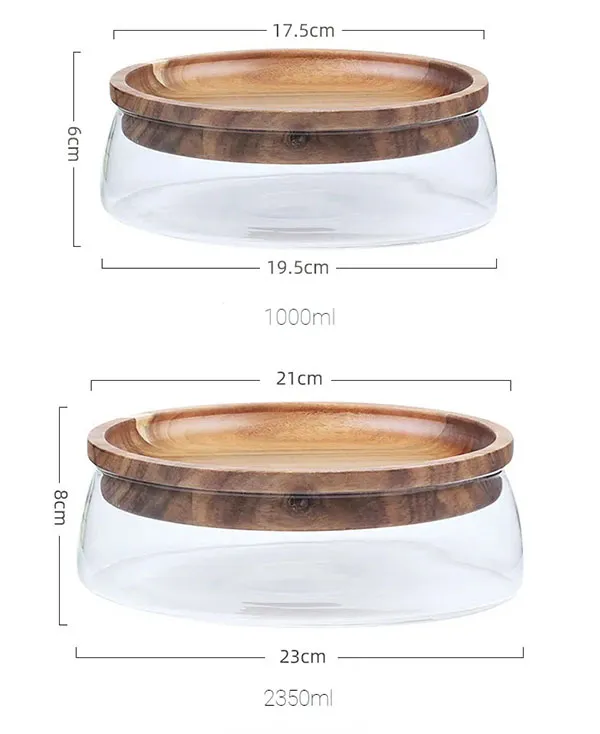 1.5 cup glass containers with lids