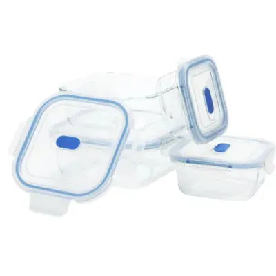 Vented Glass Container with Glass Lid