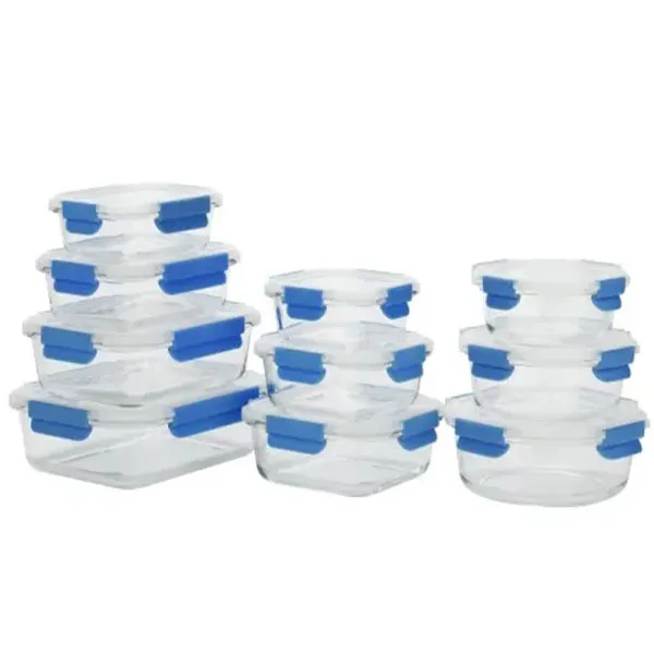 High Borosilicate Glass Bottle with Bamboo Lid