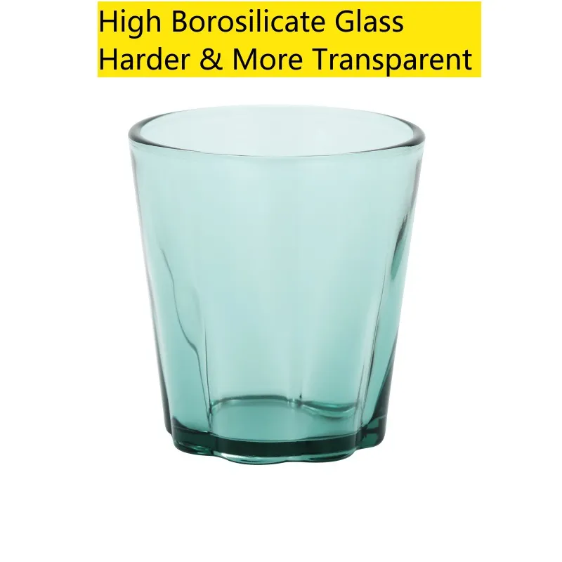 300ml/10oz Color Glass Drink Cups
