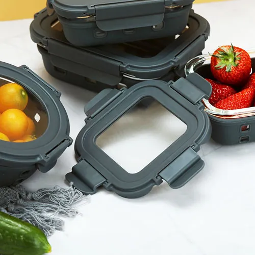 High Borosilicate Glass Bottle with Stainless Lid