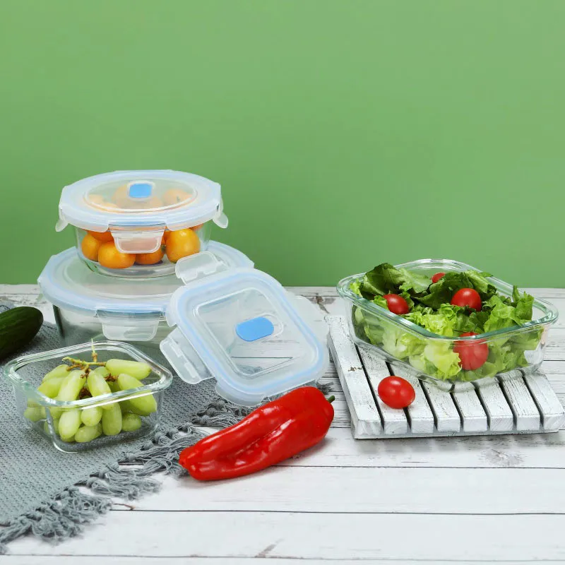 High Borosilicate Glass Bottle with Bamboo Lid