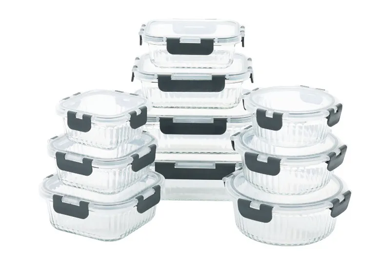 Stackable Glass Food Storage Containers