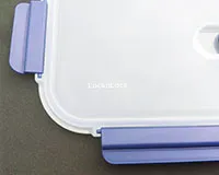 High Borosilicate Glass Bottle with Bamboo Lid