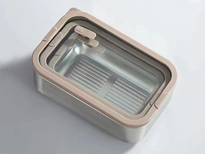 banana bread glass dish