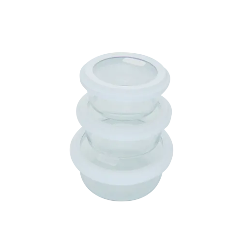 Glass Food Containers with Glass Lids - Airtight, BPA-Free