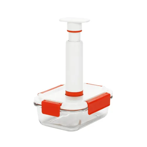 Airtight Glass Containers with Plastic Lids for Food Storage