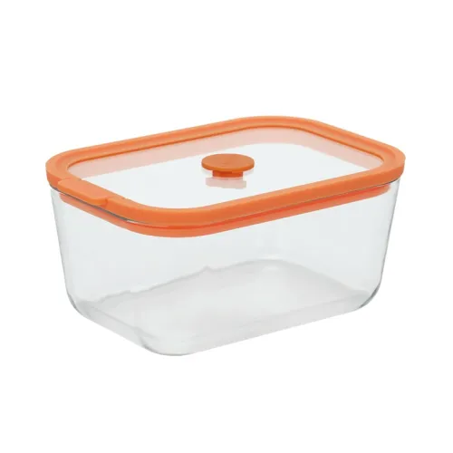 Glass Food Storage Container with Glass Lid - Airtight Seal
