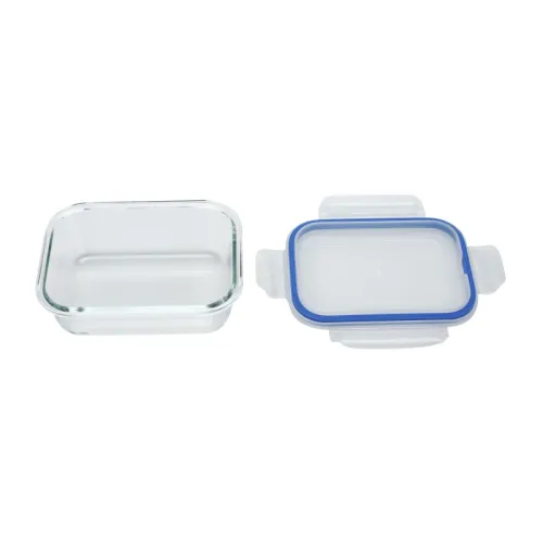 Versatile Glass Container with Plastic Lid | Food Prep & Storage