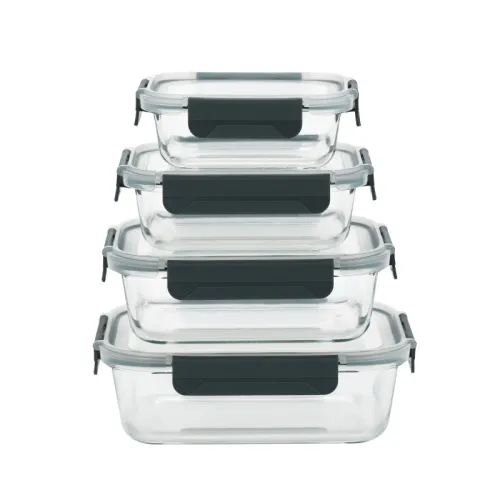Durable Glass Dishes with Plastic Lids | Fresh Food Storage