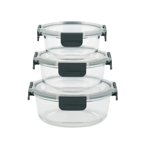 Durable Glass Dishes with Plastic Lids | Fresh Food Storage