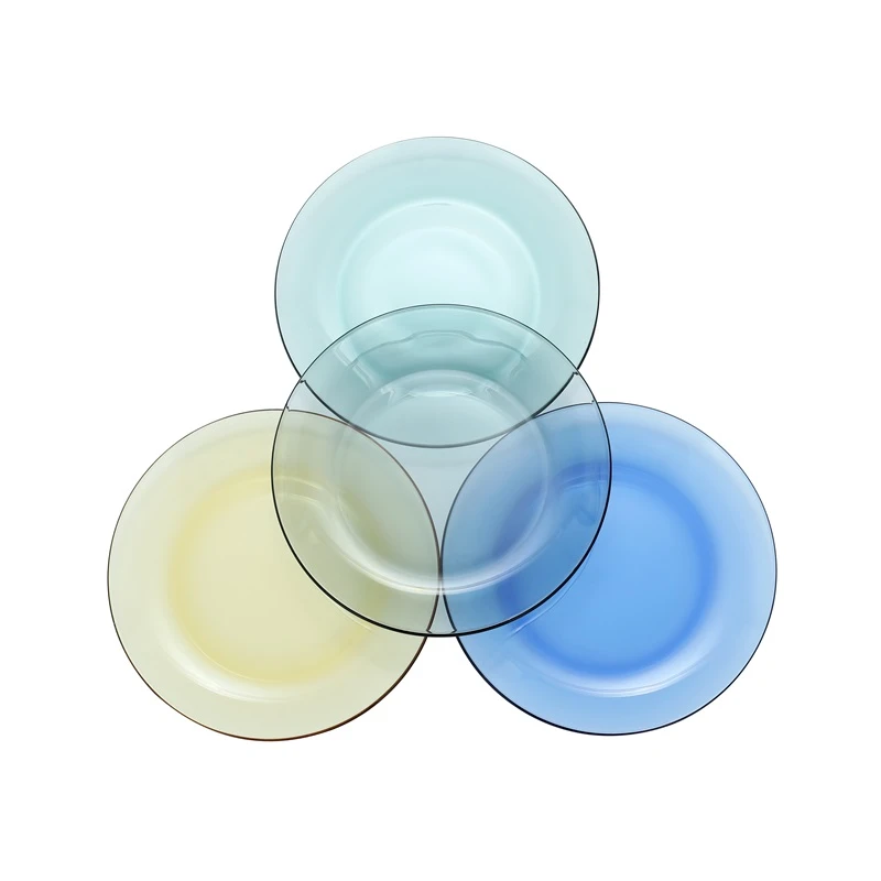 Colorful Glass Plates for Every Table