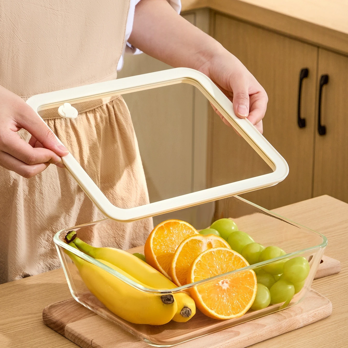 All Microwave Safe High Borosilicate Glass Food Storage Container , Oven Safe without Lid, Dishwasher Safe