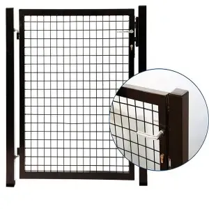 Hot Deals Ornamental Iron Steel Garden Palisade Fence Garden Gate