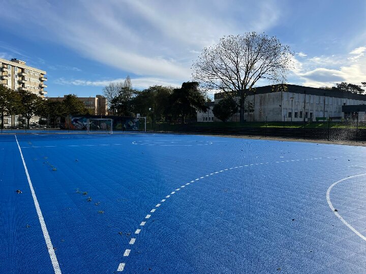 Honeycomb Elastic Pad Outdoor Sports Court Tiles - Shijiazhuang Langning Sports|Eco-Friendly, Anti-Slip, Durable