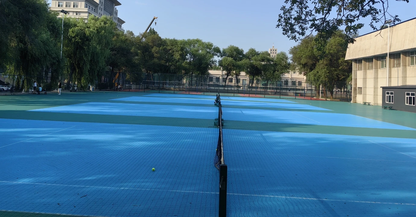 pvc badminton court mat