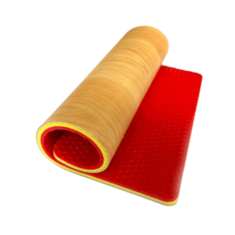 LN-Maple Wood Grain Basketball Flooring