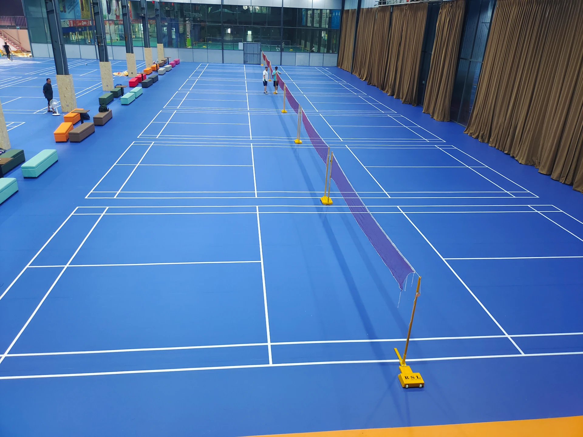 outdoor basketball court floor