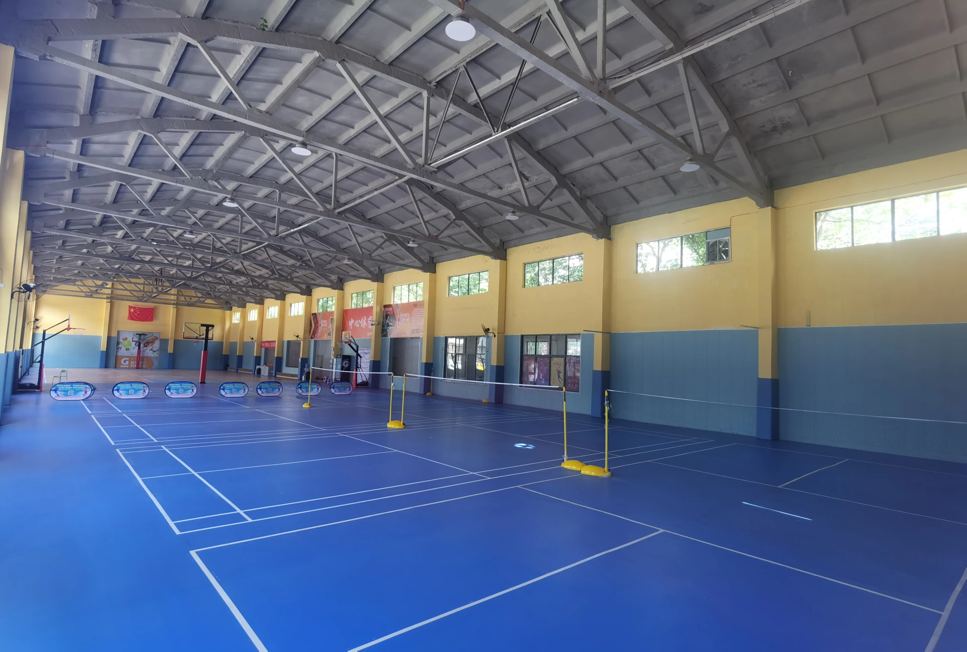 basketball court floor tiles