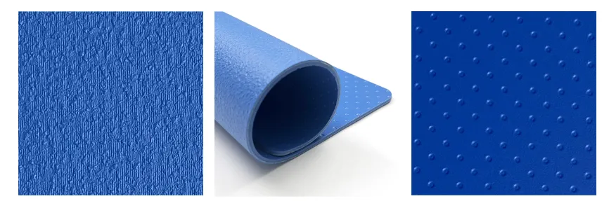 Campo de basquetebol com piso de vinil