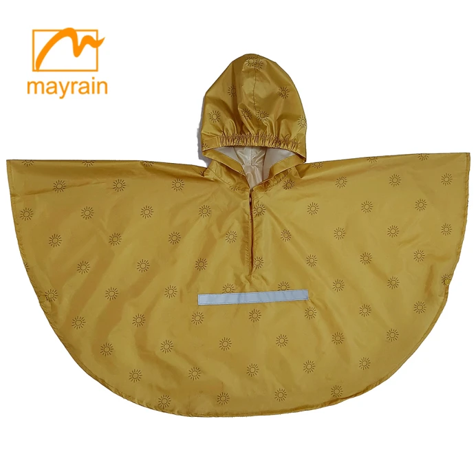 Reflective Fabric Kids Rain Poncho: Ultimate Safety & Dryness!