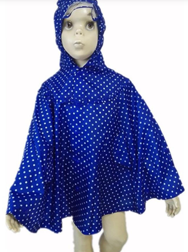 Vibrant Full-Print Kids' Waterproof Rain Ponchos
