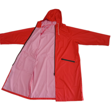 Polyester Raincoat Application in Adult Hiking Trip Protection