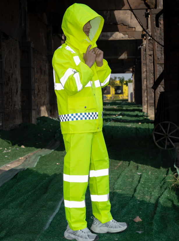 Rain Gear Reflective Stripes For Night Safety