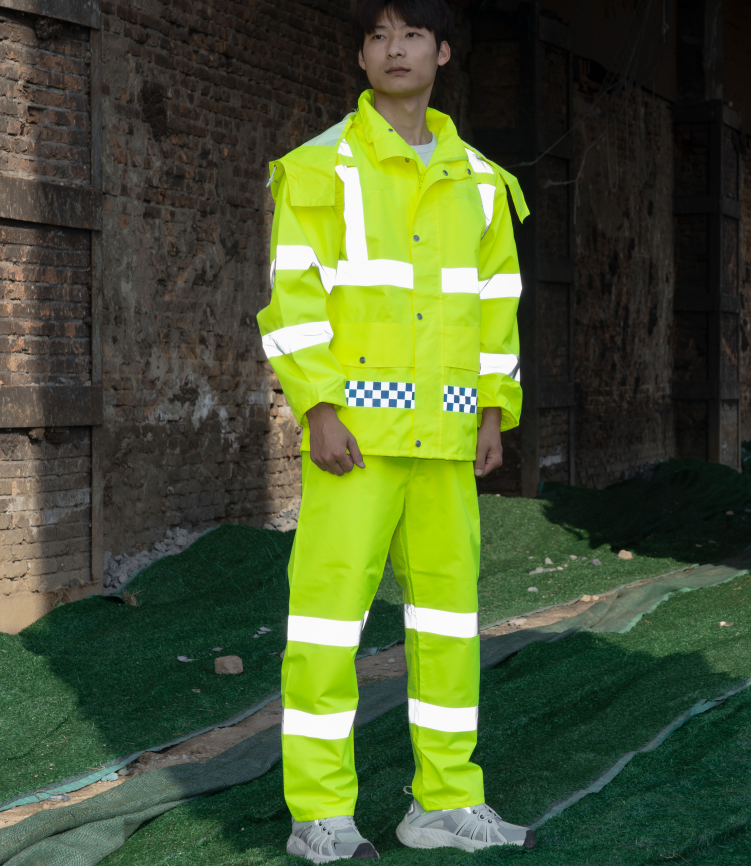 Rain Gear Reflective Stripes For Night Safety